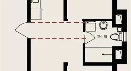 进门对着卫生间好吗 楼房进门对着卫生间